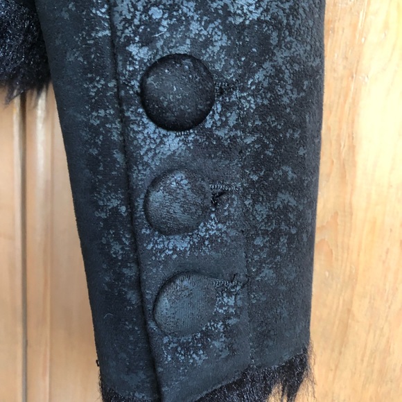 ARMANI JEANS Faux Fur Jacket size 8 - Picture 3 of 6